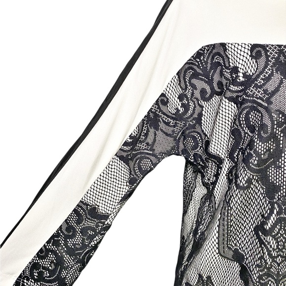 Chico's Black and White Patterned Blouse - Picture 5 of 14